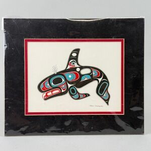 Israel Shotridge Killer Whale Art Print 8x10 Tlingit Northwest Coast